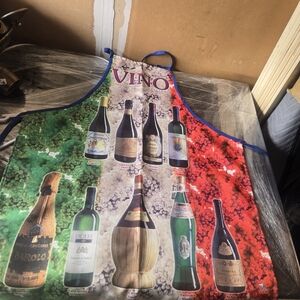 Vino Colorful Wine Bottle Apron